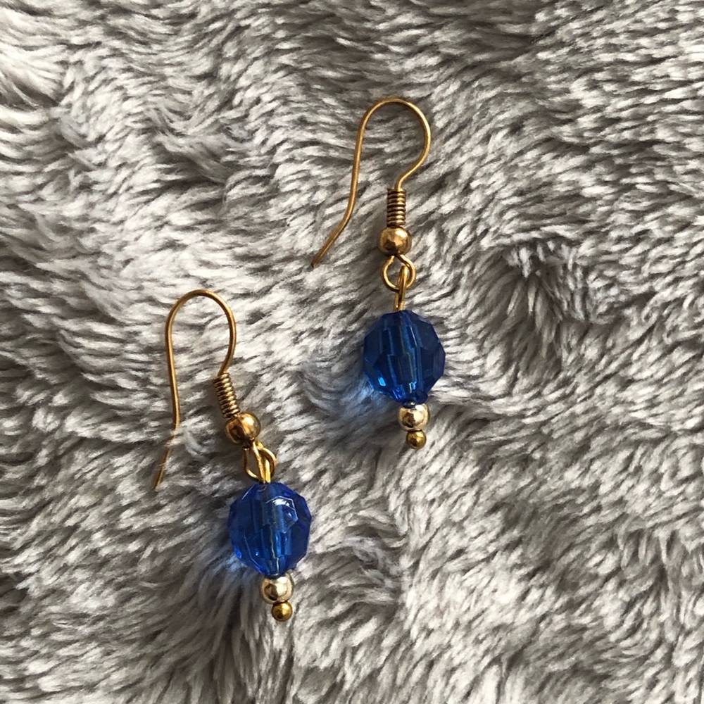 Blue Handcrafted Earrings